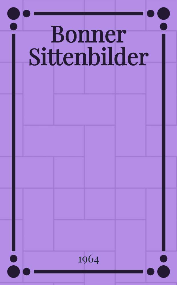 Bonner Sittenbilder