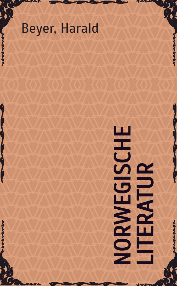 Norwegische Literatur