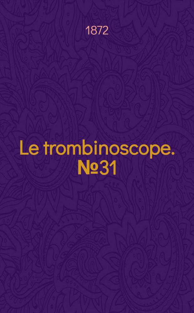 Le trombinoscope. № 31 : Victor-Émmenuel II, Marie-Albert-Eugène-Ferdinand-Thomas