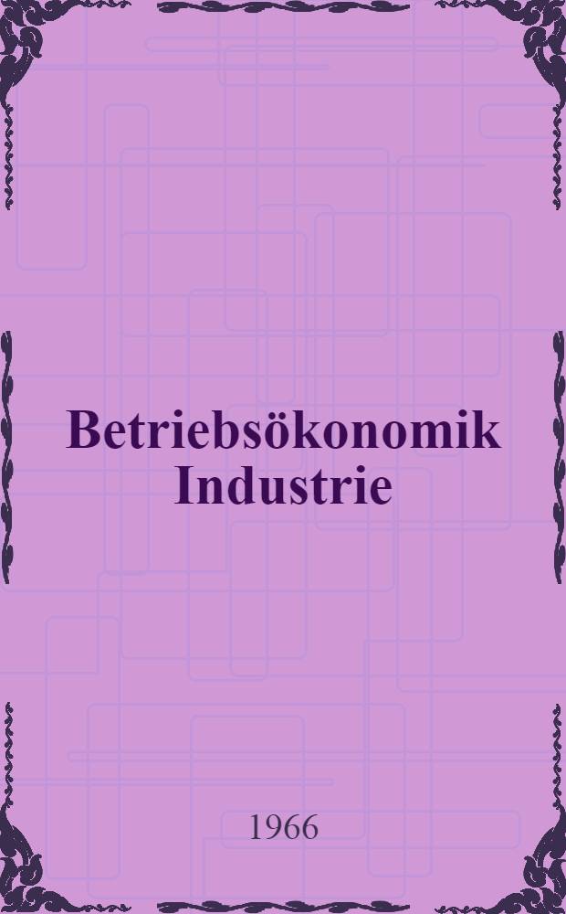 Betriebsökonomik Industrie : [Lehrbuch]. T. 2