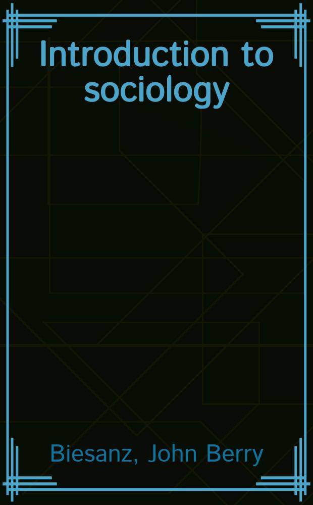 Introduction to sociology