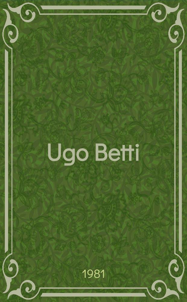 Ugo Betti