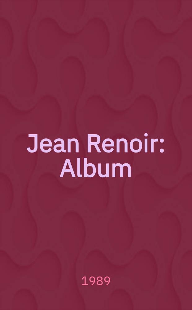 Jean Renoir : Album