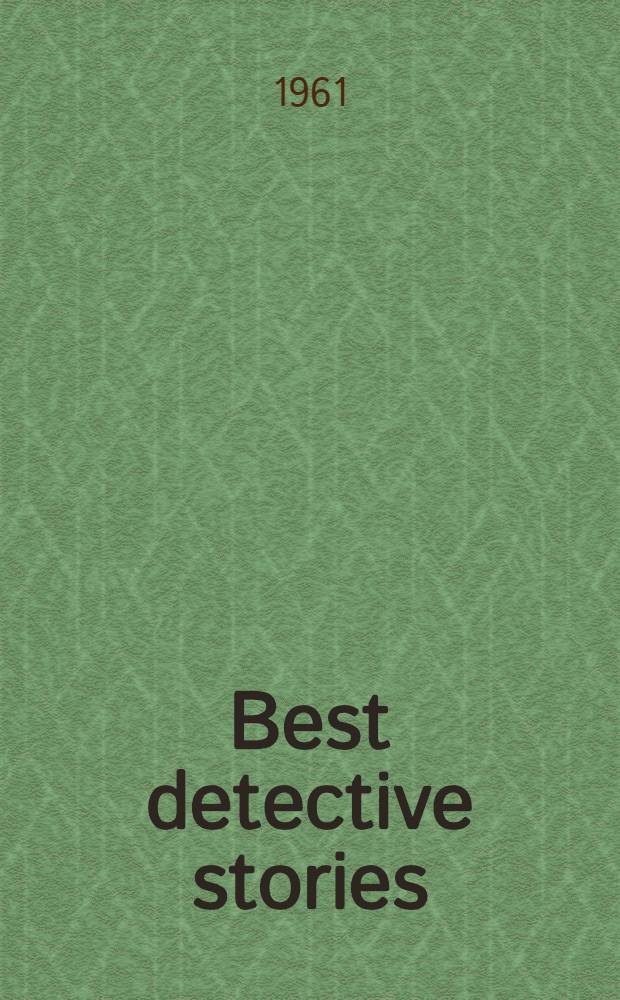 Best detective stories