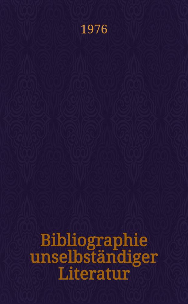 Bibliographie unselbständiger Literatur : Linguistik (BUL-L)