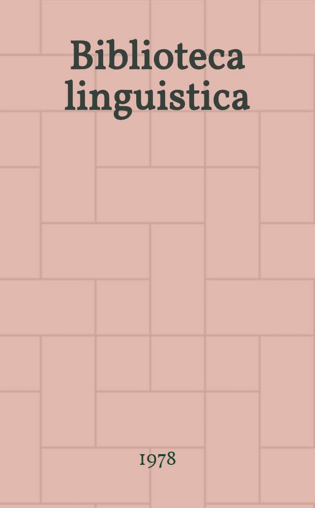 Biblioteca linguistica