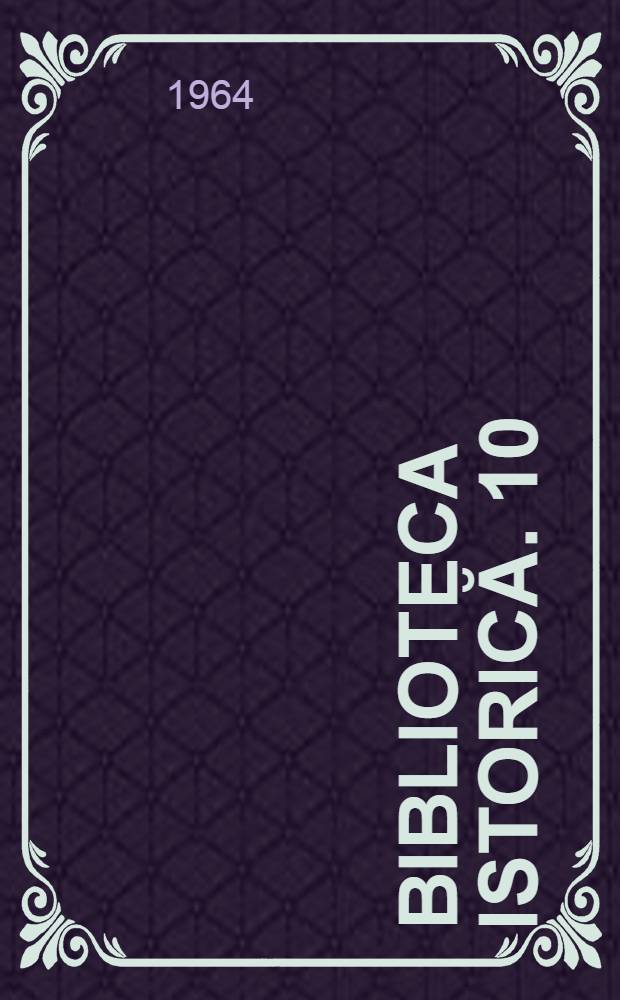 Biblioteca istorică. 10 : Obştea ţărănească &icirc;n Ţara Rom&icirc;nească şi Moldova