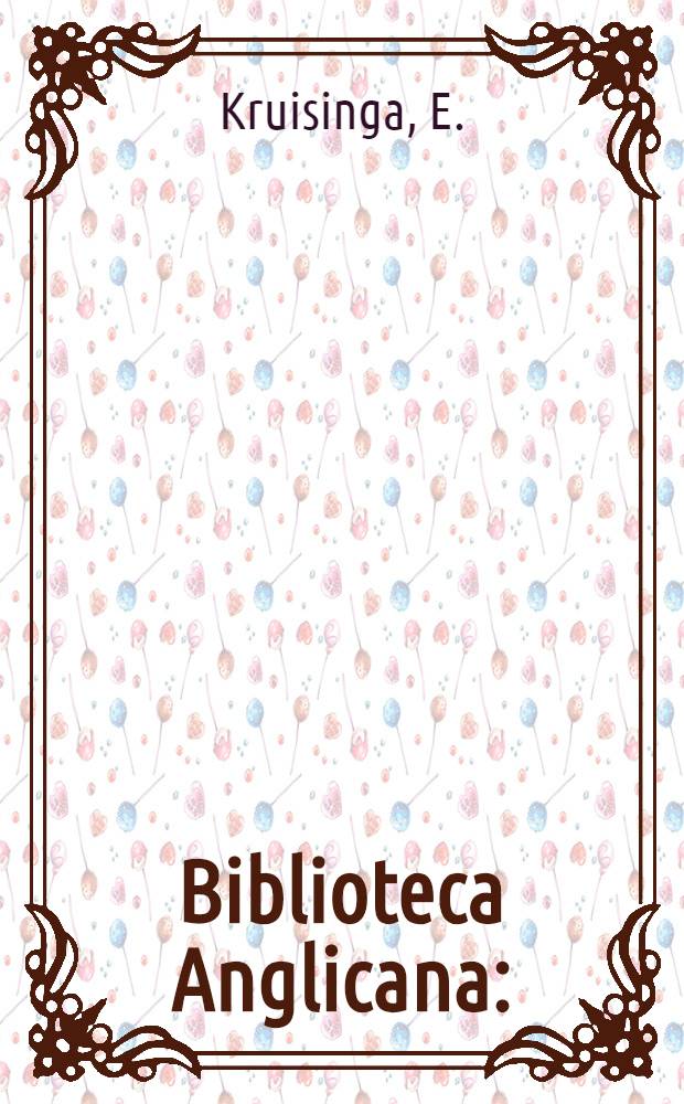 Biblioteca Anglicana : (Texts and studies). Vol. 2 : The phonetic structure of English words