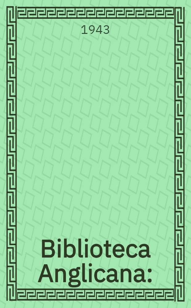 Biblioteca Anglicana : (Texts and studies). Vol. 3 : Textbook of modern English poetry