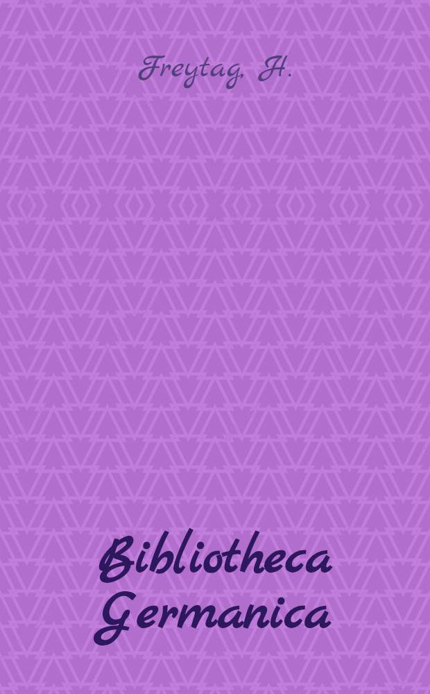 Bibliotheca Germanica : Handb&uuml;cher, Texte und Monographien aus dem Gebiete der germanischen Philologie. 24 : Die Theorie der allegorischen Schriftdeutung und die Allegorie in deutschen texten besonders des 11. und 12. Jahrhunderts