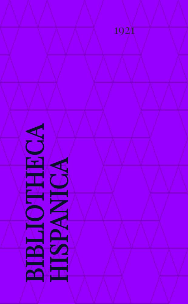 Bibliotheca hispanica
