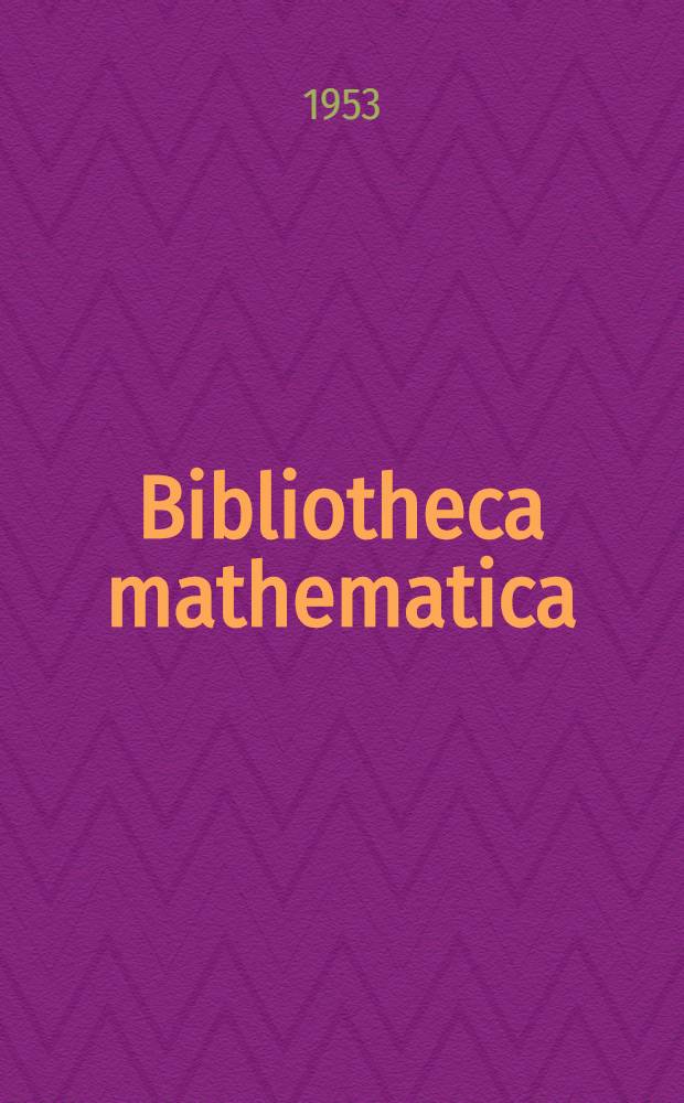 Bibliotheca mathematica : A series of monographs on pure and applied mathematics. Vol. 2 : Linear analysis