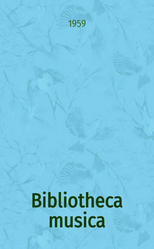 Bibliotheca musica