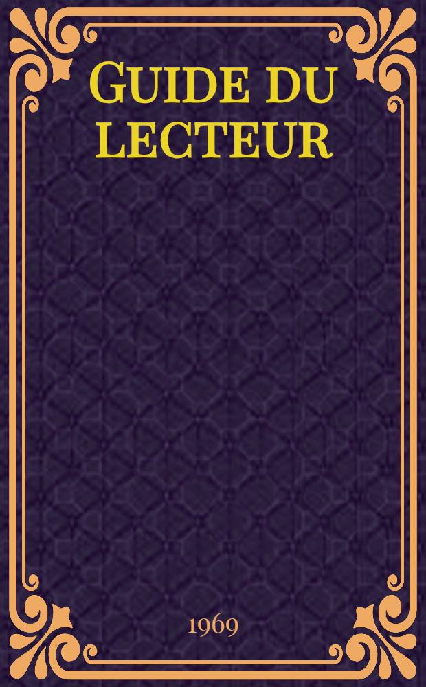 Guide du lecteur