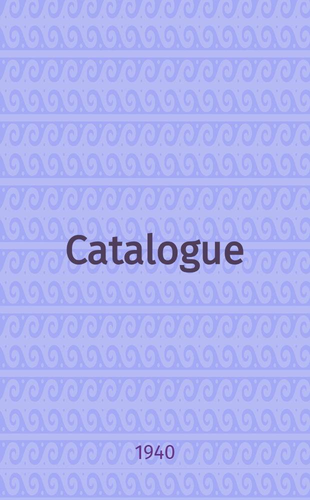 [Catalogue]