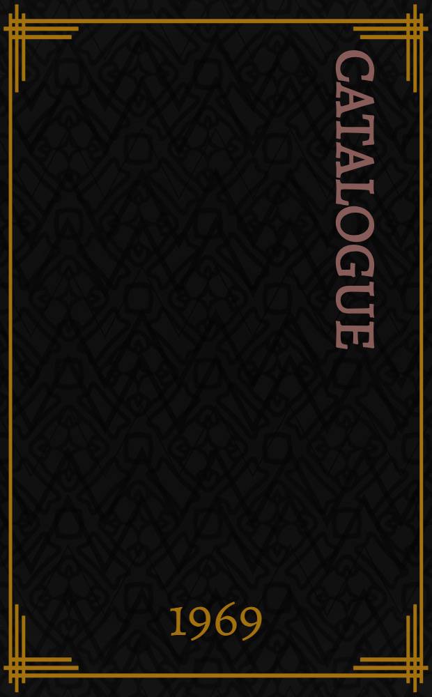 Catalogue