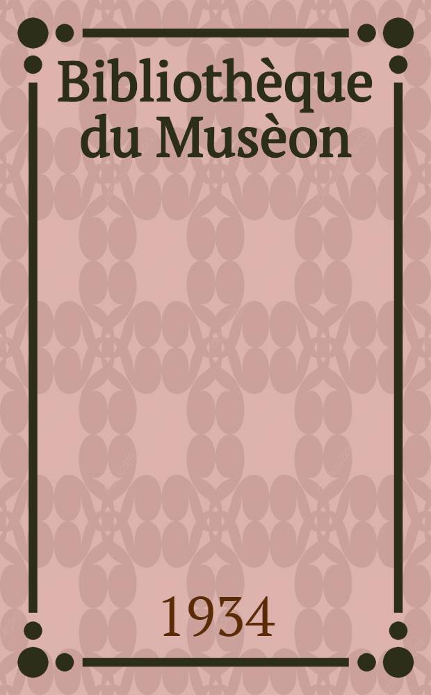 Bibliothèque du Musèon