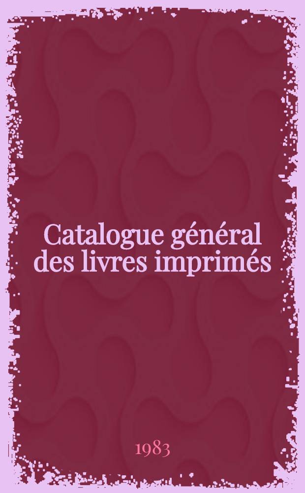 Catalogue général des livres imprimés : Auteurs, collectivités-auteurs, anonymes, 1970-1979 Sér. en caractères non latins. T. 4 : Caractères grecs