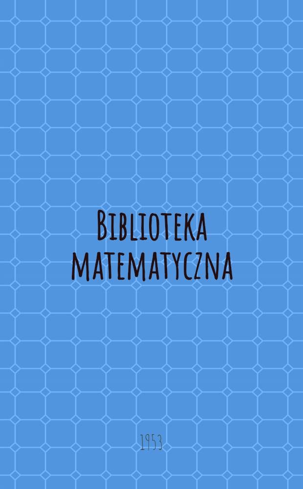 Biblioteka matematyczna