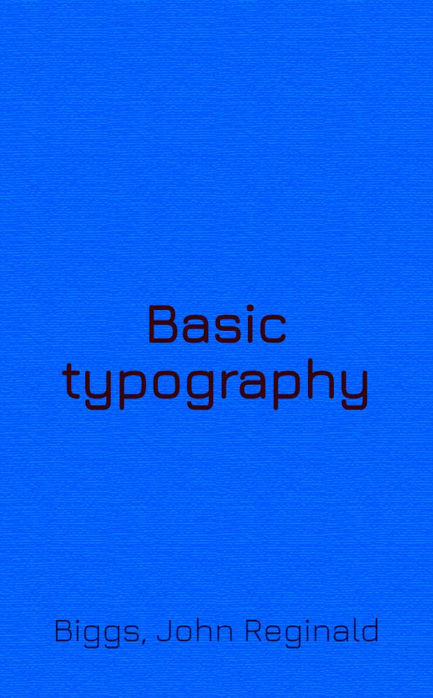 Basic typography