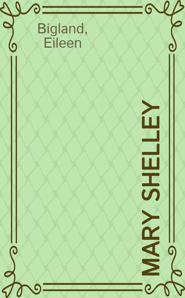 Mary Shelley