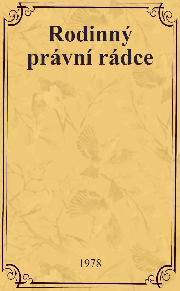 Rodinný právní rádce