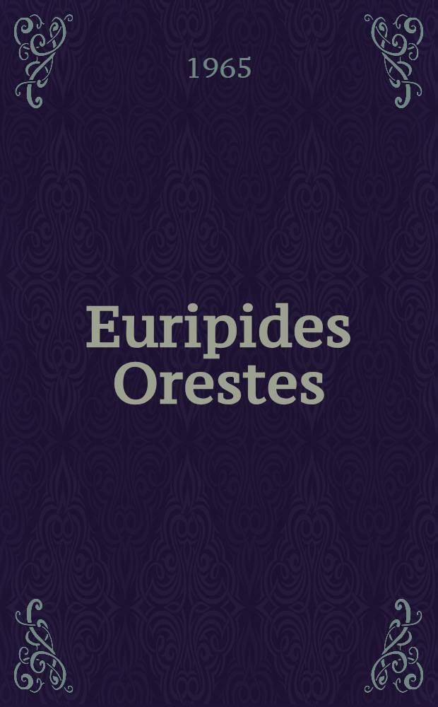 Euripides Orestes