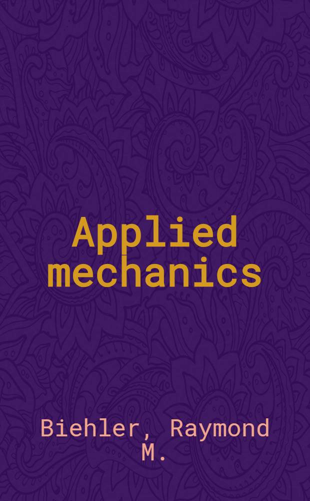Applied mechanics