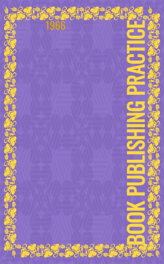 Book publishing practice