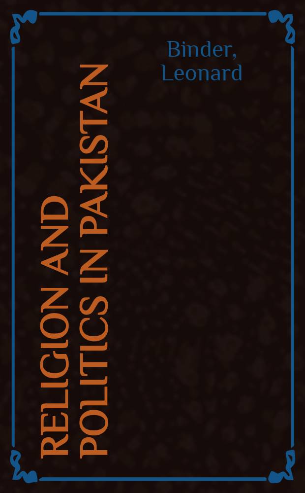 Religion and politics in Pakistan