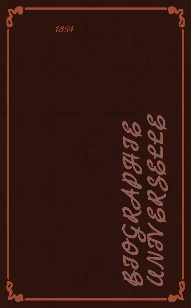 Biographie universelle (Michaud) ancienne et moderne, ... : T. 1-45