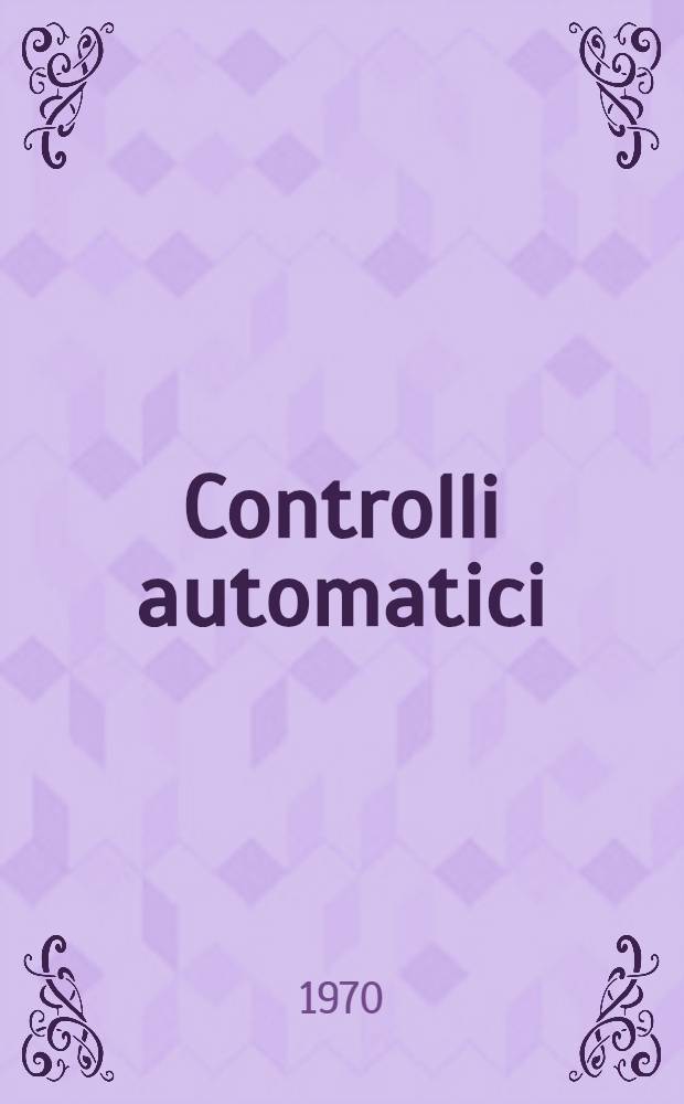 Controlli automatici