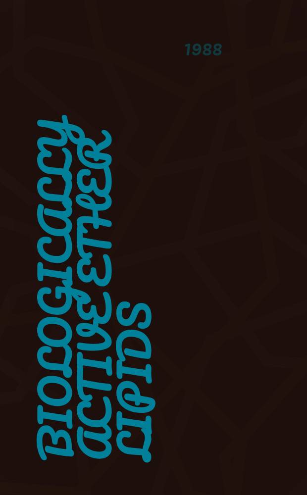 Biologically active ether lipids