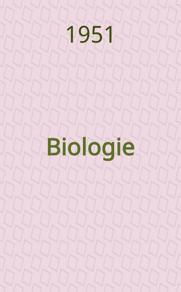 Biologie