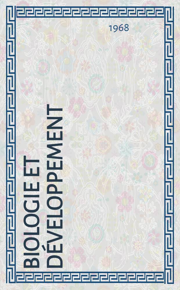 Biologie et développement