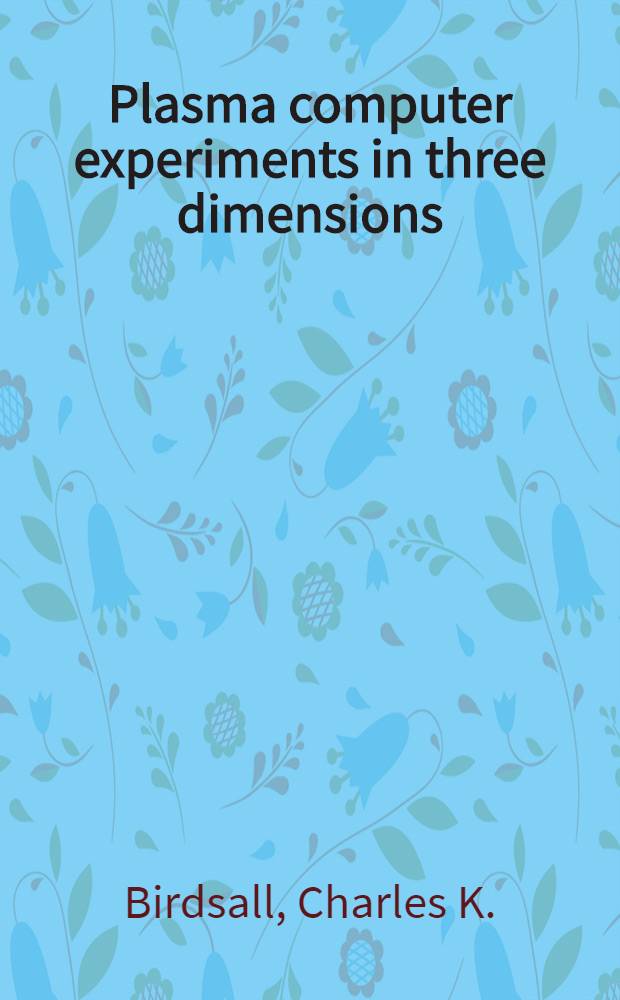 Plasma computer experiments in three dimensions : development of a code for guiding center fluids