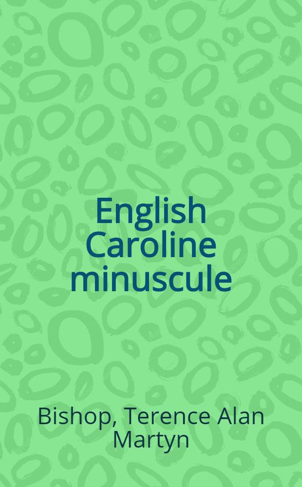English Caroline minuscule