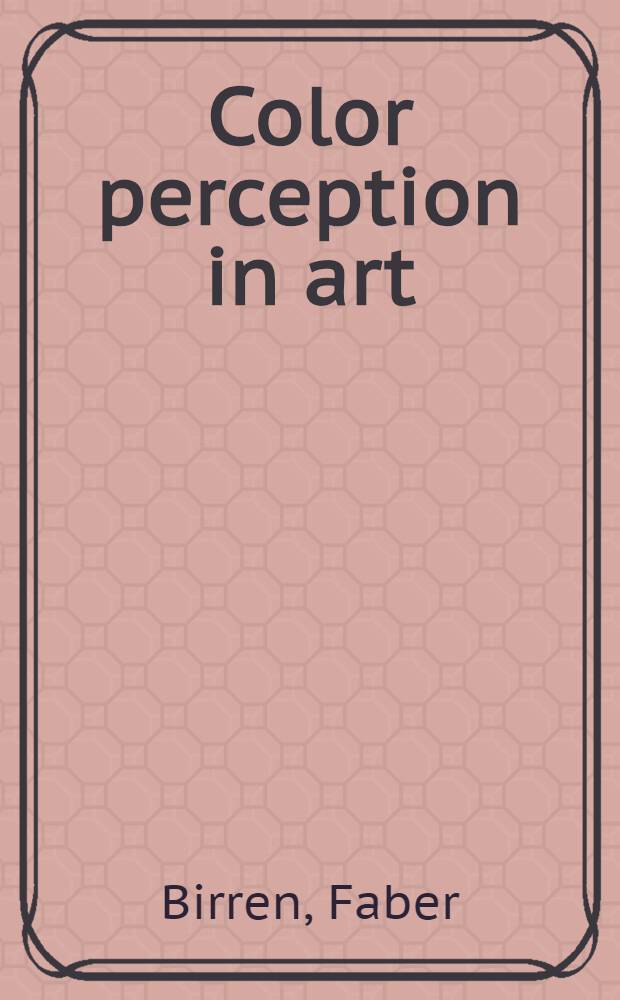 Color perception in art