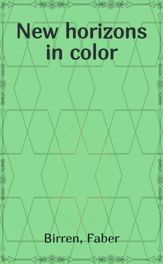 New horizons in color