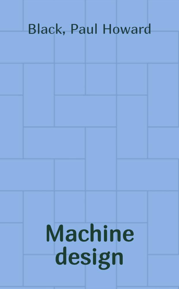 Machine design
