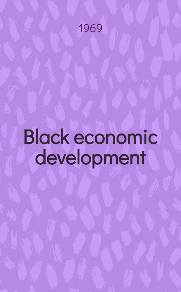 Black economic development