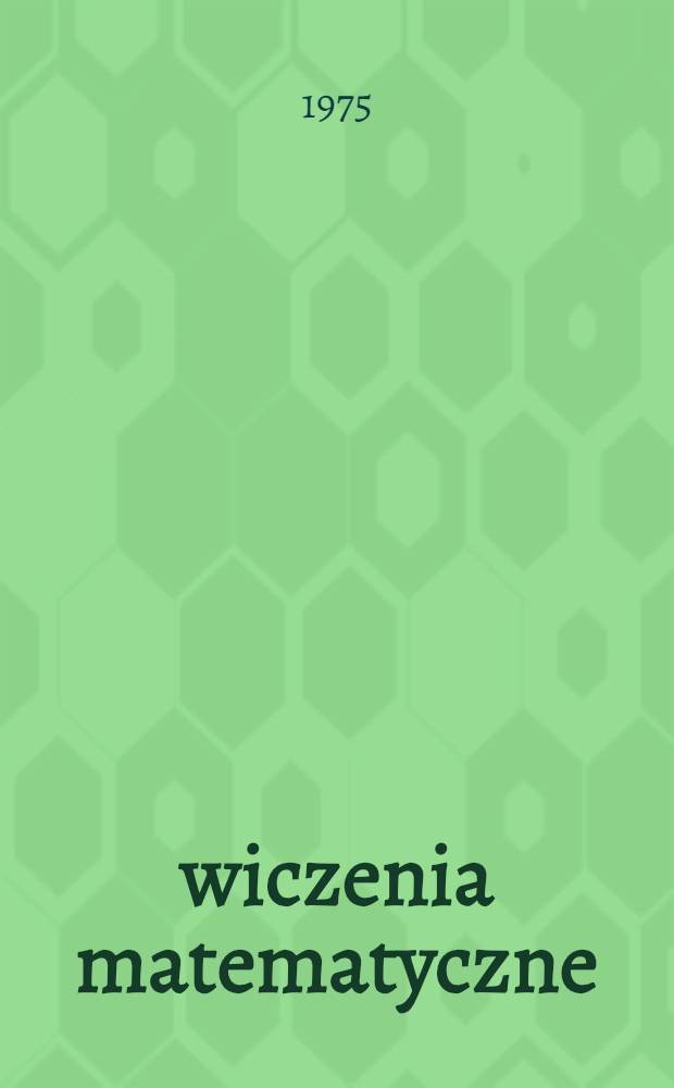 Ćwiczenia matematyczne : Dla klasy II