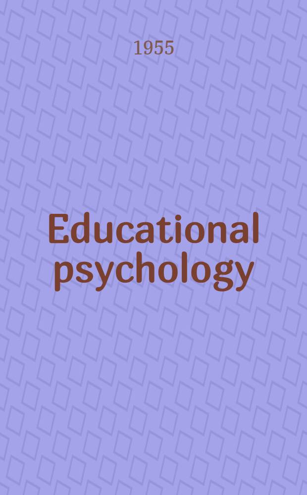 Educational psychology