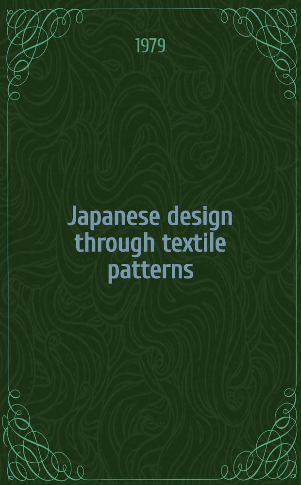 Japanese design through textile patterns