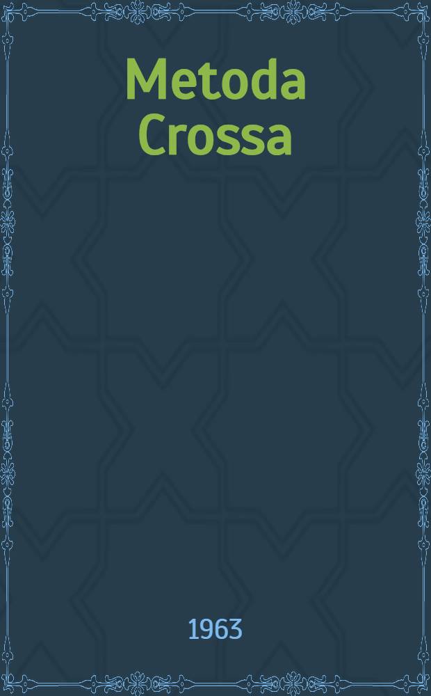 Metoda Crossa