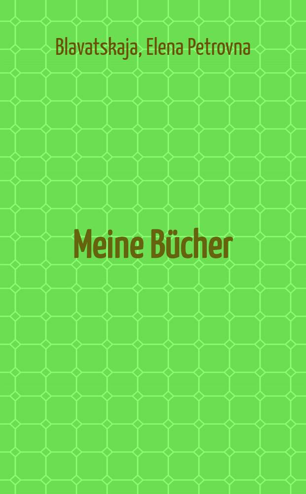 Meine Bücher