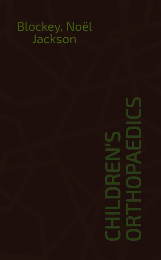 Children's orthopaedics : practical problems