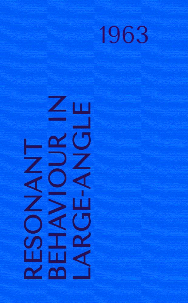 [Resonant behaviour in large-angle (p, α) and (α, p) data
