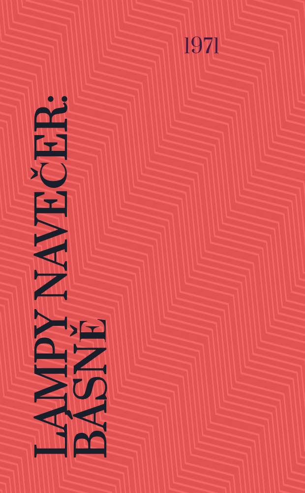 Lampy navečer : Básně