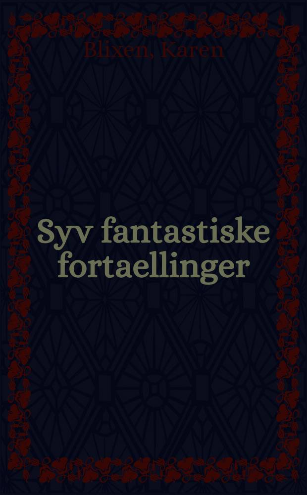 Syv fantastiske fortaellinger